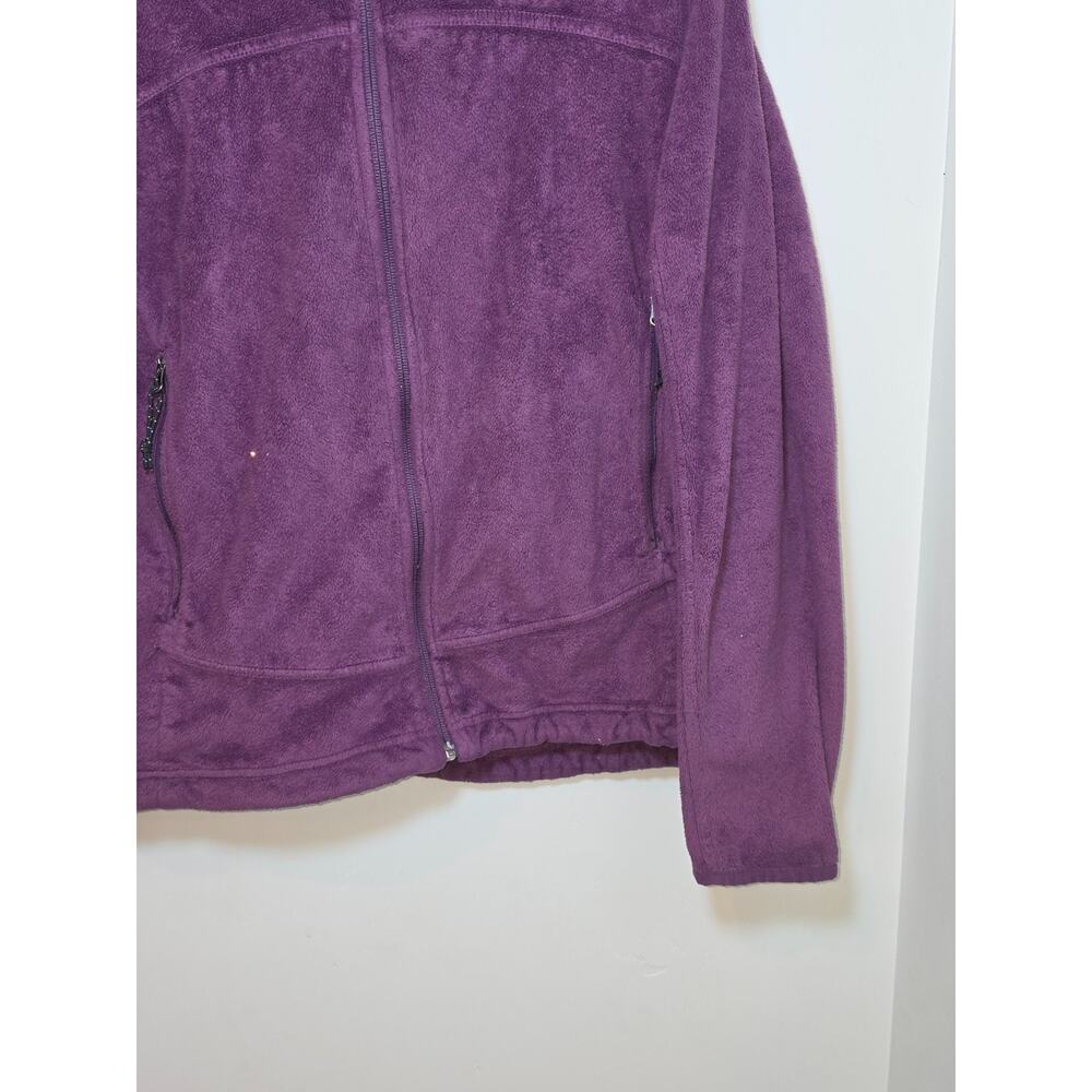 Mountain Hardwear Women's Purple Fleece Full Zip Jacket Size Medium - Picture 4 of 9